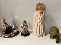 Group shot of all four figurines