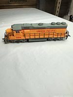 Side profile showing Union Pacific livery and road number 866