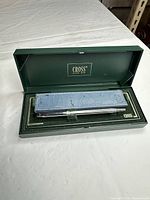 Open Cross presentation box showing pen sleeve and pen