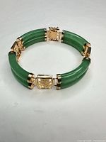 Angled view showing full bracelet form and segments