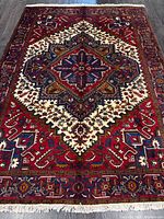 Full view showing entire rug and pattern