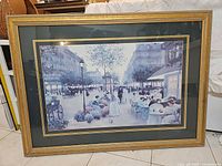 Front view of framed C. Kieffer print