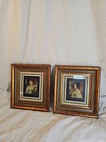 Both framed prints side by side showing overall appearance