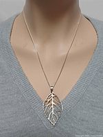 Necklace front view on mannequin