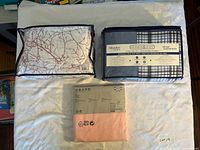 All three packaged bedding items laid out on surface