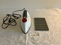 Top view of Eurosteam Evolution iron with mat