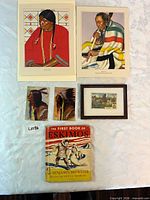 Overview of entire lot laid out on table
