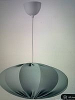 Stock-style image showing assembled pendant lamp suspended