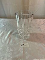 full view of Waterford crystal vase