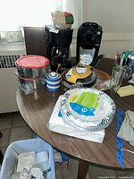 Tabletop view of all items grouped together