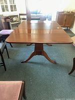 Table top view showing rectangular shape and finish