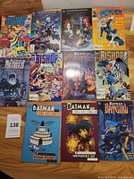 Group shot of all comics laid out