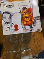 Retail box showing Libbey branding and product image