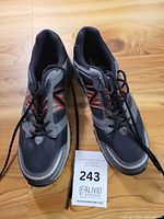 Top view of both shoes showing overall condition and color scheme