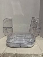 Platter with lid attached and side inserts shown