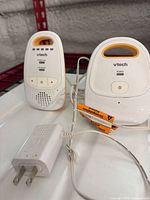 Parent and baby units with power adapter