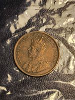 Obverse showing George V portrait