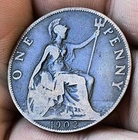 Reverse showing Britannia, denomination and date