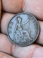 Reverse showing Britannia, denomination and date