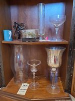 Shelf displaying all items together