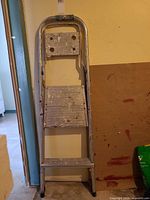 Front view full ladder folded