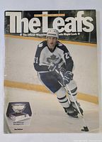 Front cover showing Borje Salming skating, title, $2 price