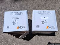 two boxed Creation Nova CN 5301 track lights front view