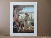 Front view of unframed print with margin visible