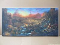 Front view of the canvas print showing the full image