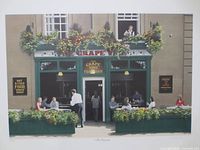 Full view of unframed print showing image and margins