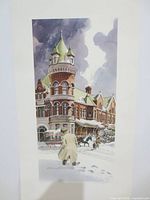 Full view of unframed print showing entire image and margins