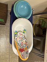 Tub, sling, two basins overview