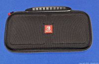 Exterior of black Nintendo Switch hard case