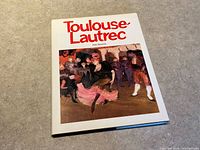 Front cover of Toulouse-Lautrec hardcover with dust jacket
