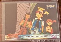 Front view of the 1999 Topps Pokémon card in sleeve