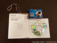 Camera front with manual and software CD