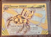 Front view of Yanmega BREAK card in sleeve