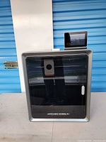 Front view of Anycubic Kobra S1 showing enclosure and touchscreen