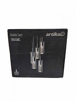 Retail box showing Artika Bubble Swirl multi-pendant light and branding