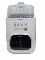 Front view of Momcozy Kleanpal Pro washer showing control panel and clear lid