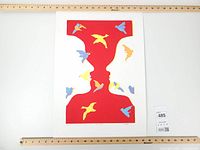 Full view of entire print with rulers for scale