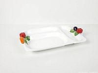 overall perspective of ceramic divided platter