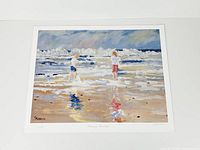 Full view of unsigned limited edition print on white background