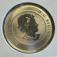 Obverse showing Queen Elizabeth II effigy and inscriptions