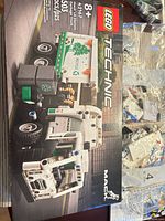 Front of LEGO Technic 42167 box showing Mack LR Electric Garbage Truck