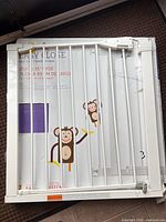 Front view of gate panel on box