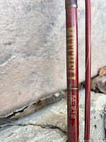 close-up of rod showing red blank and M-212 marking