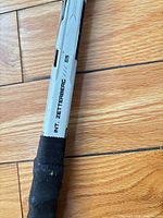 Close-up of shaft showing NT-Zetterberg 65 flex marking