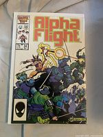Alpha Flight No. 34 comic front cover