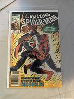 Cover of Amazing Spider-Man #250 in bag and board